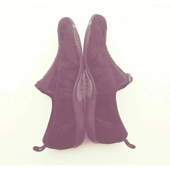 Womens MERRELL Barrado Leather Midnight Black Running Performance Shoes 7.5 US - Picture 5 of 6